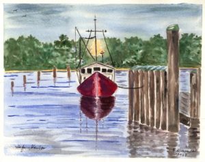 Boat in Harbor